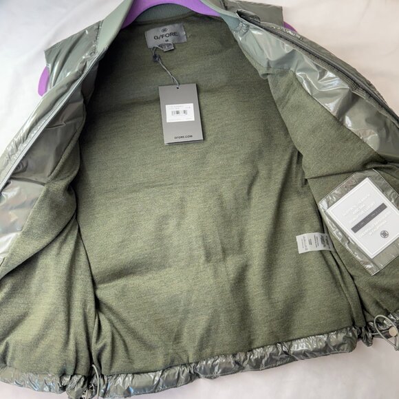 NWT G/FORE Circle G’s Coated Nylon Puffer Vest in Isle Green - Picture 7 of 11